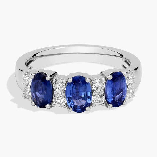 Carave Paris Royal Sapphire Three Stone Ring