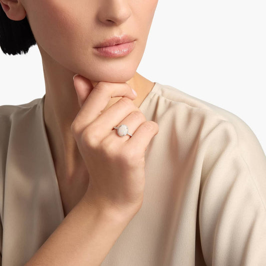 Carave Paris Opal Halo Ring