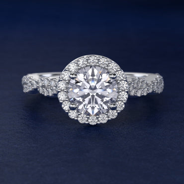 Carave Paris Pavé Halo Diamond Ring