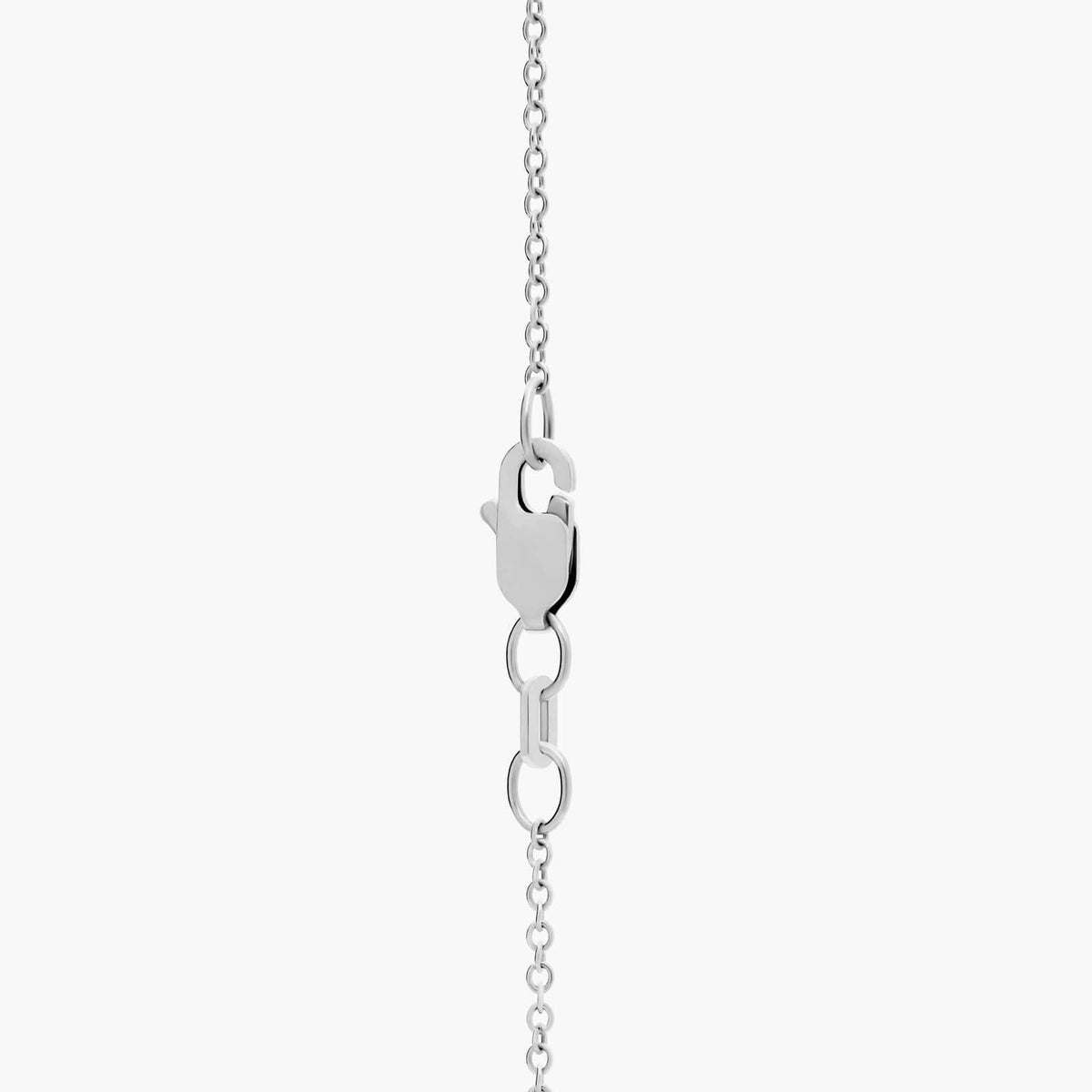 Carave Paris Blue Sapphire and Diamond Bar Pendant Necklace