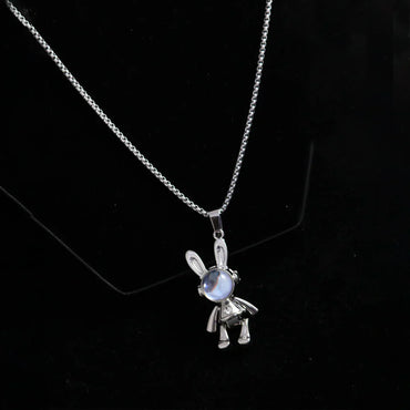 Carave Paris Crystal Bunny Pendant Necklace