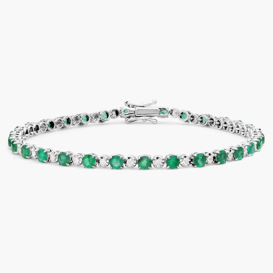 Carave Paris Emerald Green Tennis Bracelet
