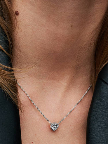 Carave Paris Heart Solitaire Necklace
