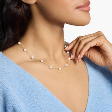 Carave Paris Freshwater Pearl Station Necklace