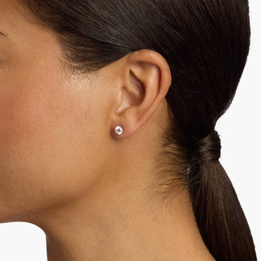 Carave Paris Classic Round Solitaire Stud Earrings