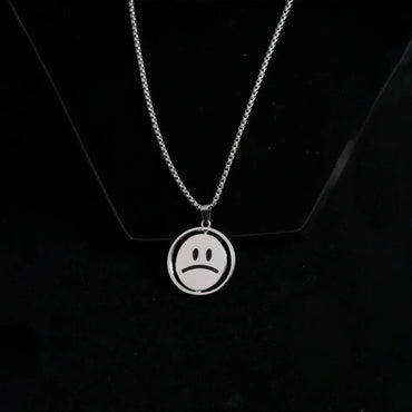 Carave Paris Smiley Face Pendant Necklace