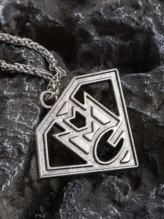 Carave Paris Ace Card Outline Pendant Necklace