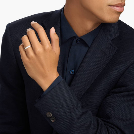 Carave Paris Satin Finish Classic Wedding Band Ring