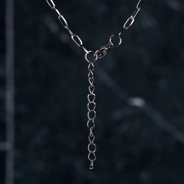 Carave Paris Geometric Link Chain Necklace with Toggle Clasp