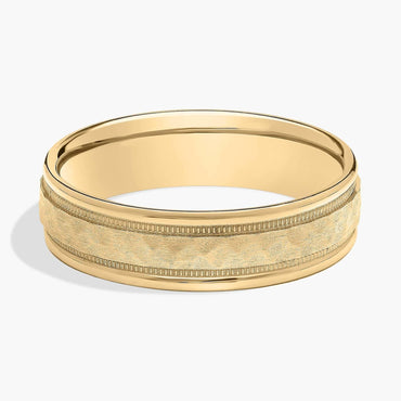 Carave Paris Gold Hammered Finish Band Ring