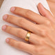 Carave Paris Textured Gold Wedding Band Ring