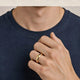 Classic Gold Wedding Band for Men Minimalist Polished Gold Ring for Everyday Elegance | Carave Paris