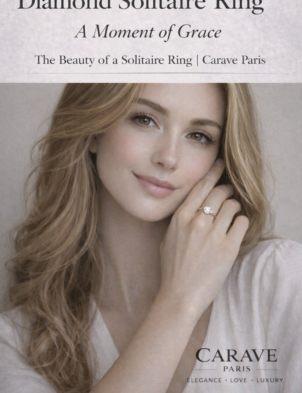 Diamond Solitaire Ring for Women A Moment of Grace The Beauty of a Solitaire Ring | Carave Paris