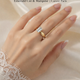 Emerald Cut Diamond Solitaire Ring in Gold  Elegant Engagement Style Ring for Women | Carave Paris