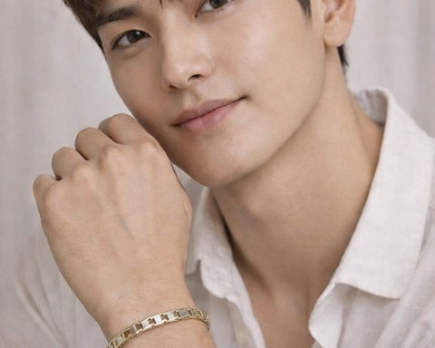 Men’s Gold Link Bracelet Modern Luxury Chain Bracelet for Everyday Style | Carave Paris