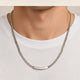 Men’s Silver Cuban Chain Necklace Bold Everyday Essential