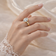 Oval Diamond Solitaire Ring for Women in Gold Elegant Engagement Style Jewellery | Carave Paris