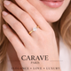 Round Diamond Solitaire Ring in Gold for Women Timeless Elegance & Modern Luxury | Carave Paris