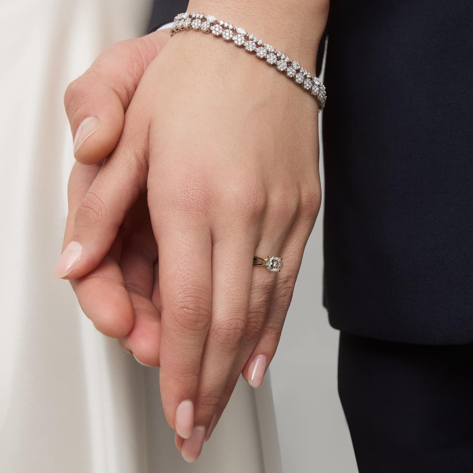 Halo Solitaire Ring