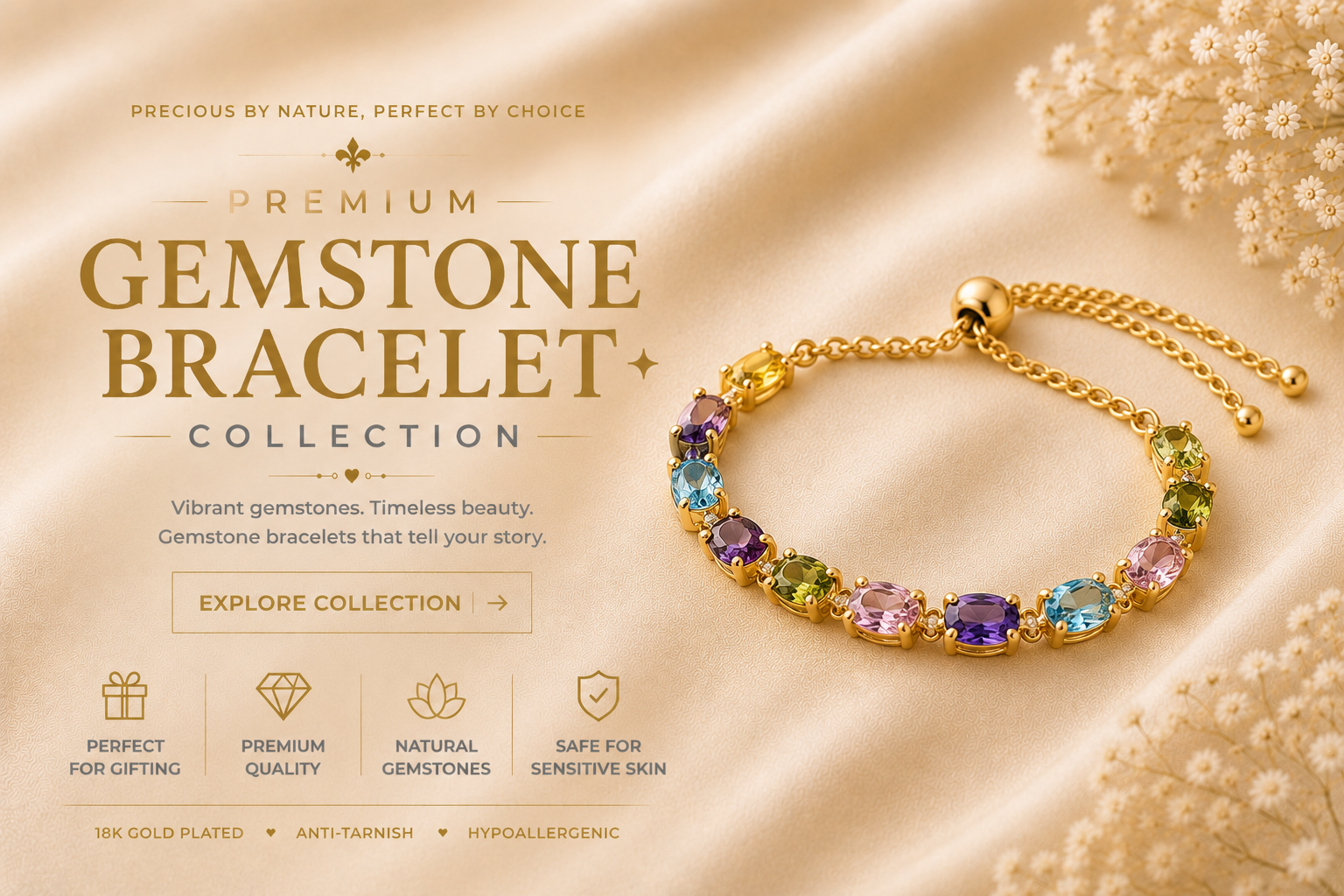 Gemstone Bracelet
