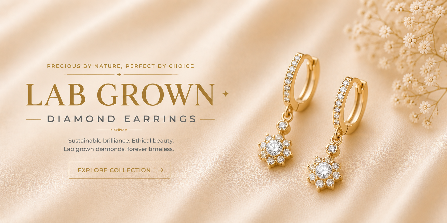 Lab Grown Diamond Earrings