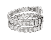 Carave Paris Pavé Diamond Triple Wrap Bracelet