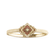 Carave Paris Éclat Quatrefoil Enamel Diamond Bangle