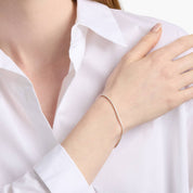 Diamond Tennis Bracelet in Yellow Gold Classic Round Cut Design