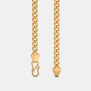 Men’s Classic Cuban Gold Chain Necklace Bold Solid Finish Design
