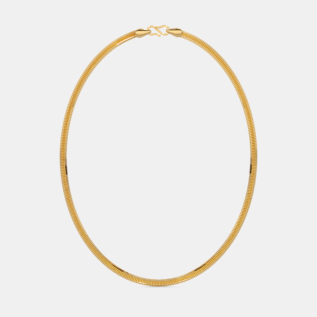 Carave Paris Luxury Flat Mesh Chain Necklace