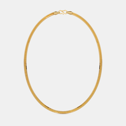 Carave Paris Luxury Flat Mesh Chain Necklace