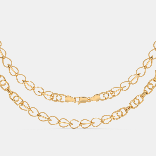 Carave Paris Open Link Infinity Chain Necklace
