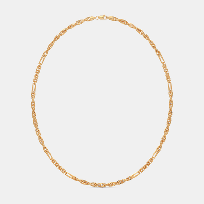 Carave Paris Twisted Rope Link Chain Necklace