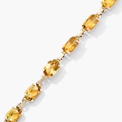Carave Paris Oval Citrine Tennis Bracelet