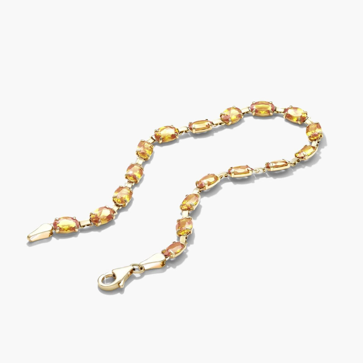 Carave Paris Oval Citrine Tennis Bracelet