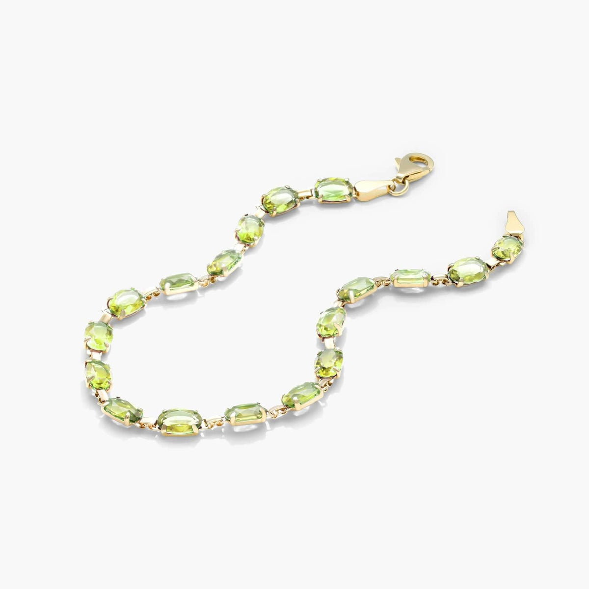 Carave Paris Oval Peridot Tennis Bracelet