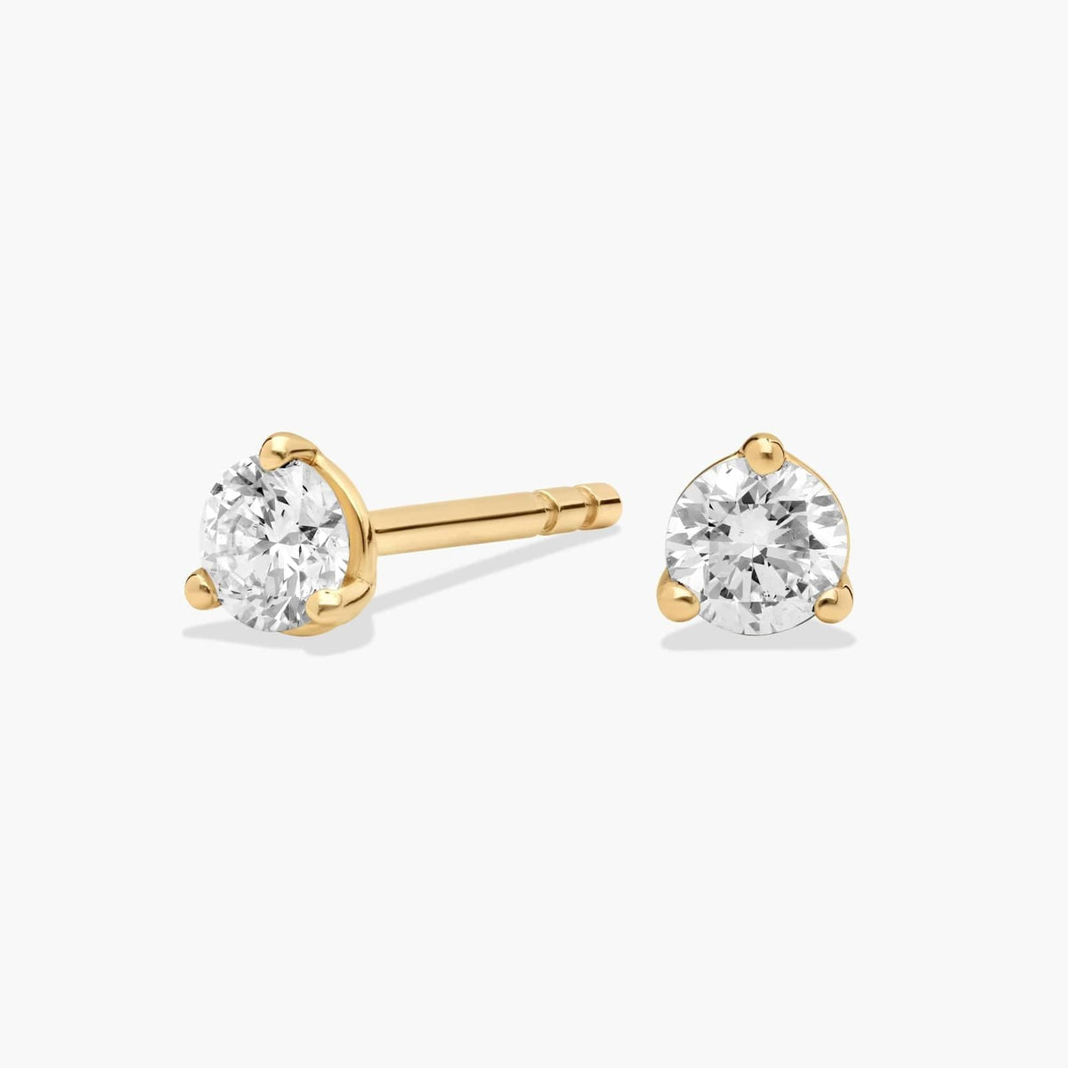 Carave Paris Petite Round Solitaire Stud Earrings