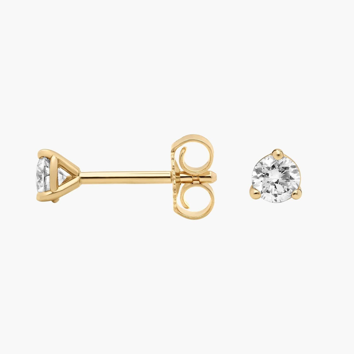 Carave Paris Petite Round Solitaire Stud Earrings