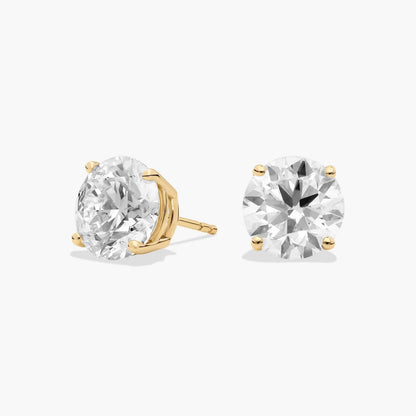 Carave Paris Classic Round Solitaire Stud Earrings