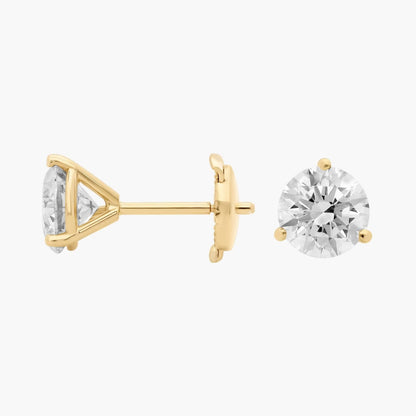 Carave Paris Oval Solitaire Diamond Stud Earrings