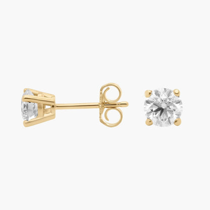 Carave Paris Signature Solitaire Diamond Stud Earrings