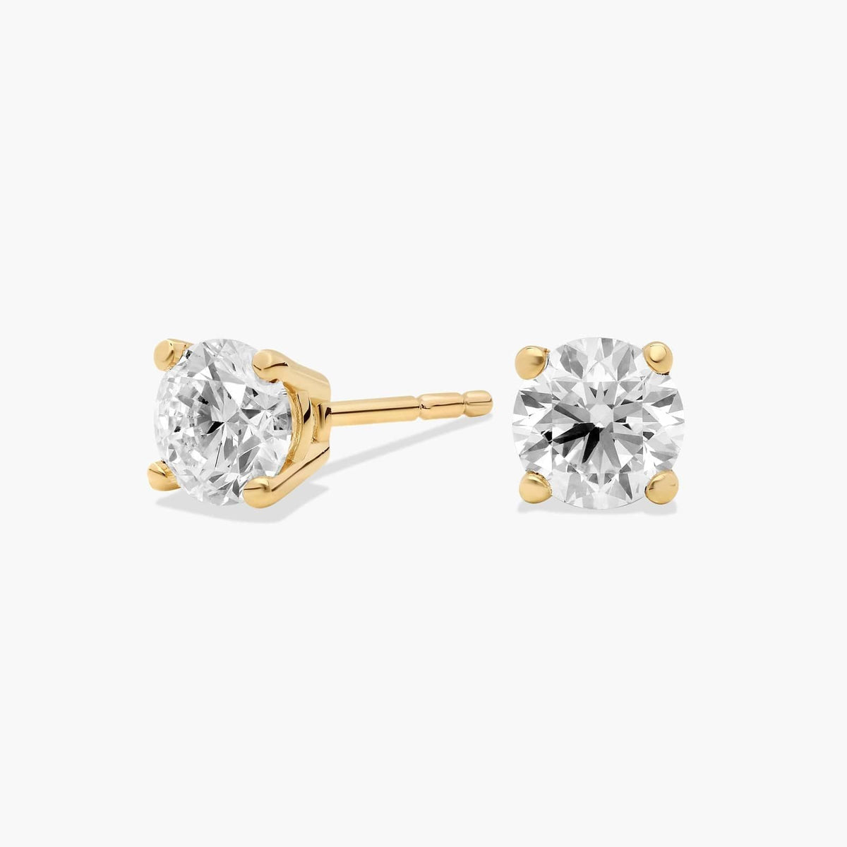 Carave Paris Signature Solitaire Diamond Stud Earrings