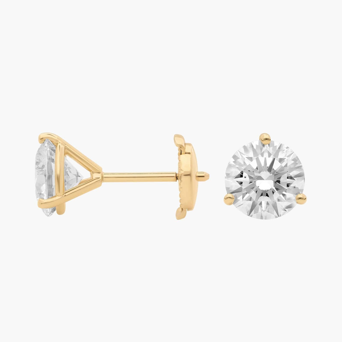 Carave Paris Pear Diamond Stud Earrings