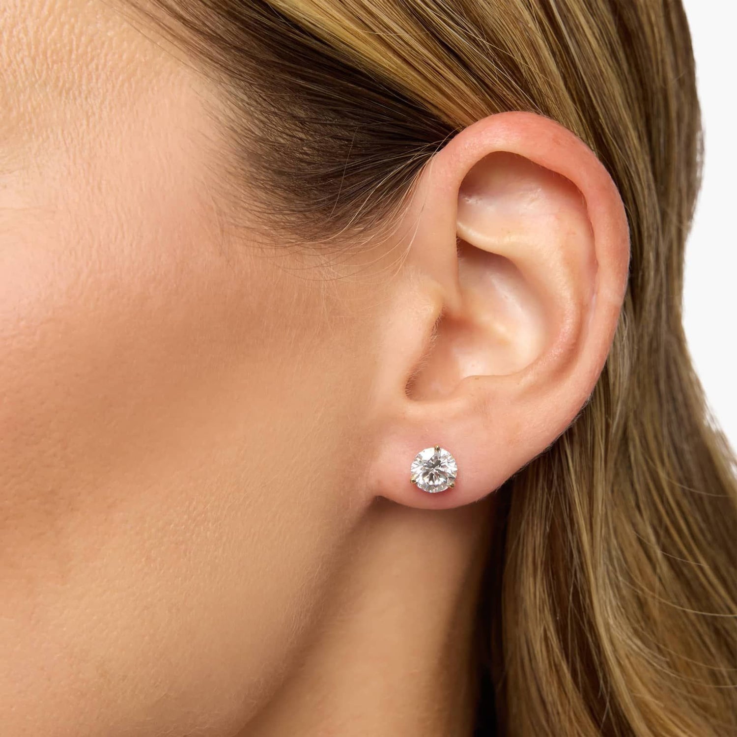Carave Paris Pear Diamond Stud Earrings