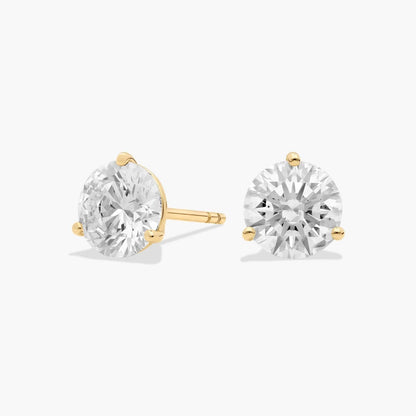 Carave Paris Pear Diamond Stud Earrings