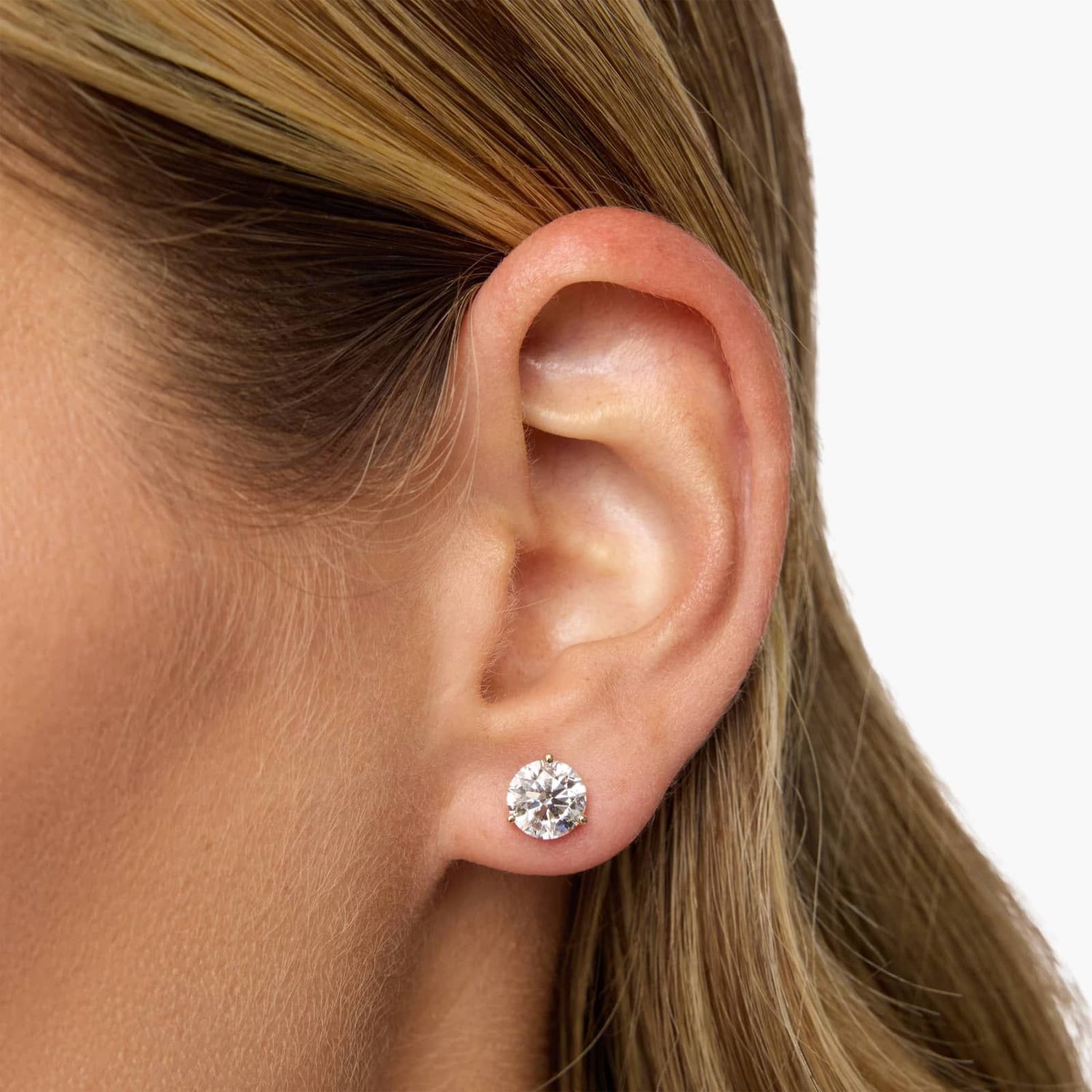 Carave Paris Classic Solitaire Diamond Stud Earrings