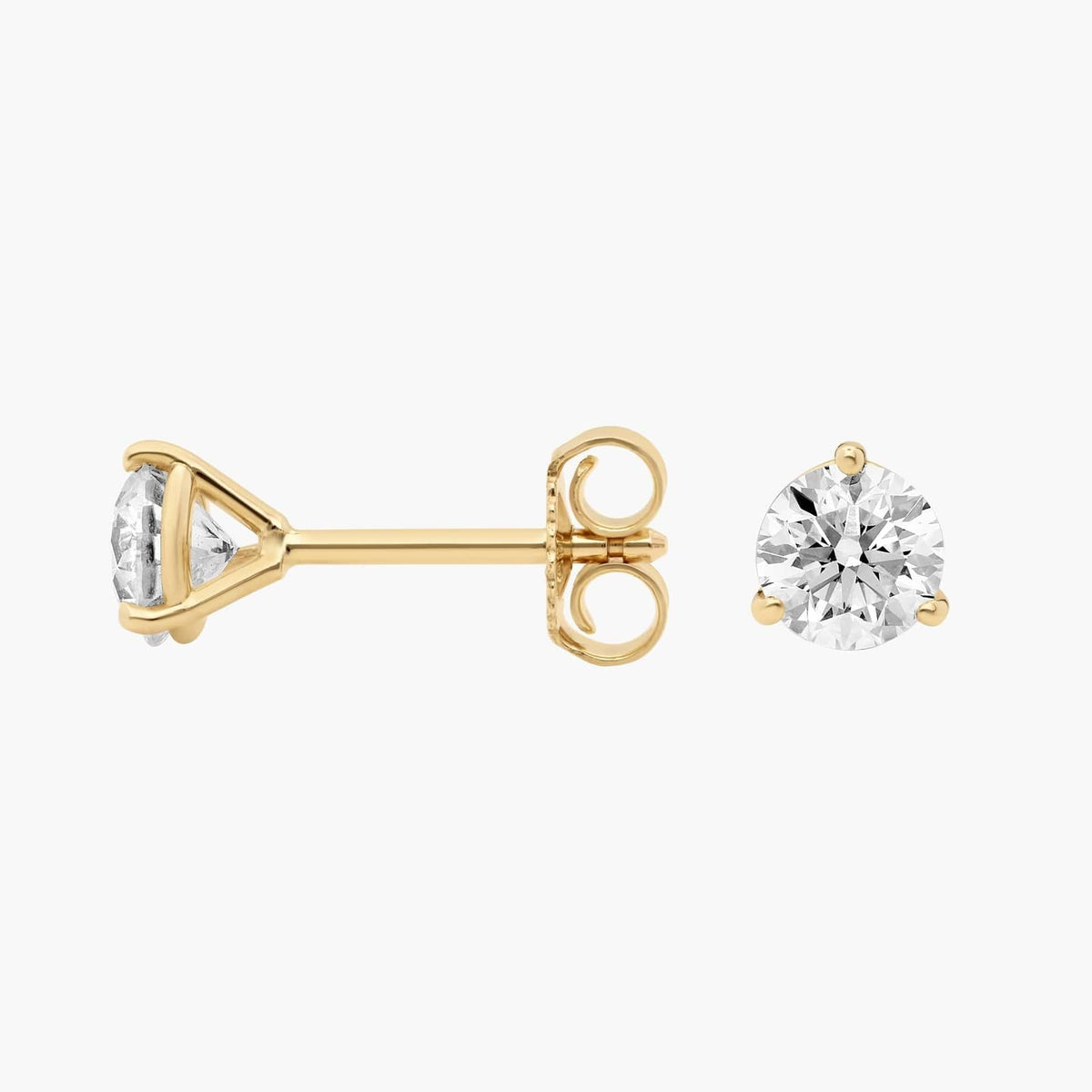 Carave Paris Signature Round Solitaire Stud Earrings