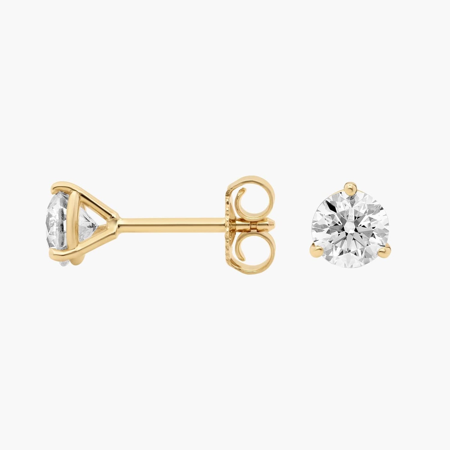 Carave Paris Signature Round Solitaire Stud Earrings