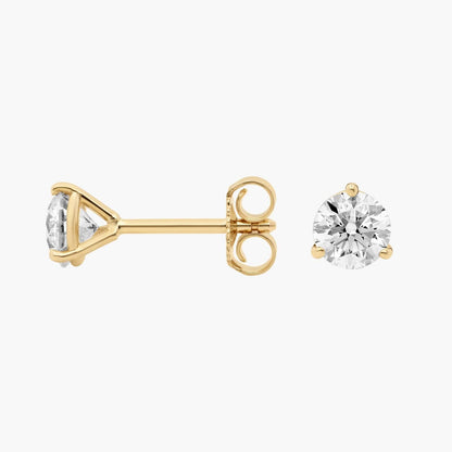 Carave Paris Signature Round Solitaire Stud Earrings