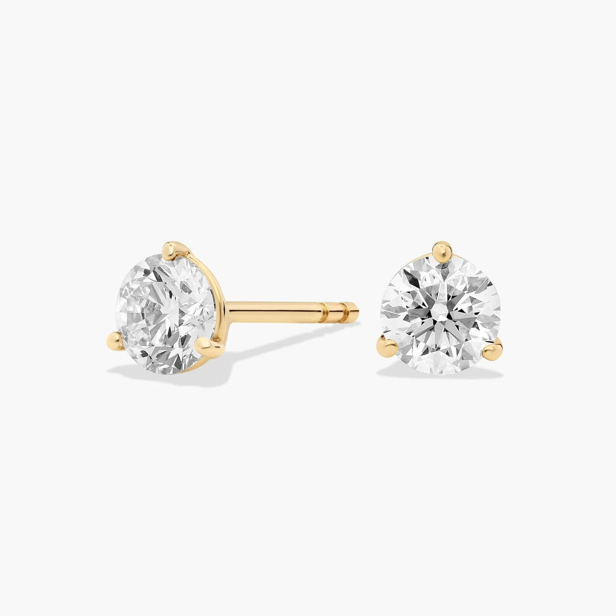 Carave Paris Signature Round Solitaire Stud Earrings
